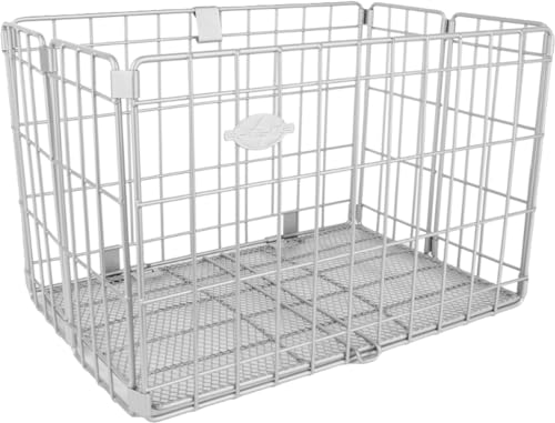 Sunlite Rear Wire Folding Basket - color: Silver