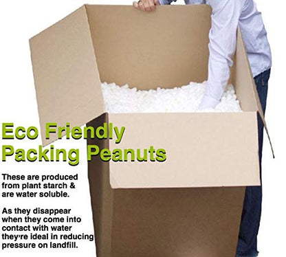 Secure Seal Biodegradable White Packing Loosefill Popcorn Anti Static Peanuts (7 Cubic Feet) - size: 7 Cubic Feet