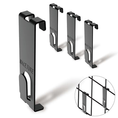 NACETURE Double Gridwall Display Hooks, 16 Pack Peg Hooks