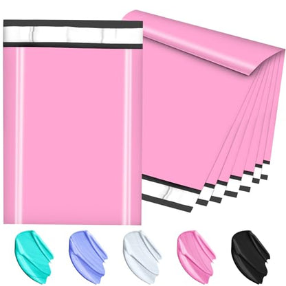 Poly Mailers 10x13 Inch 200 Pcs, Pink Shipping Bags, Mailing Envelopes with Self Seal Adhesive Strip, Waterproof and Tear-Proof Poly Bags for Non-Fragile Items - color: Sakura Pink, size: 10x13 200PC