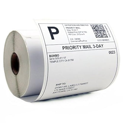 Buhbo Compatible DYMO LabelWriter 4XL Shipping Label 1744907, 4 x 6 inch - size: 8 Rolls