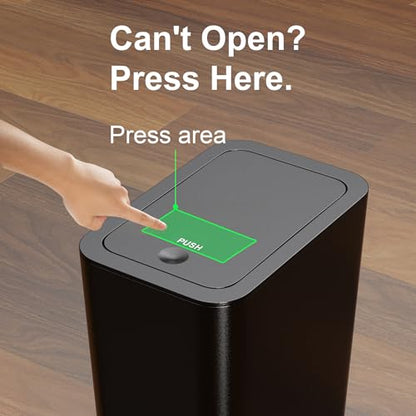 N. NETDOT 3 Pack 10L/2.6 Gal Bathroom Trash Can with Lid, Trash Bin with Press Lid, Small Trash Can/Slim Garbage Cans/Waste Basket for Bathroom,Kitchen,Office,Bedroom - Black,Gray,Off White - color: 2.6gal Black-Gray-Off White