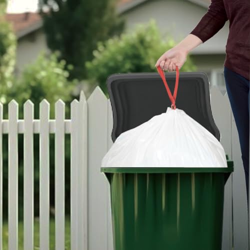 BEIDOU-PAC 30 Gallon Trash Bags Drawstring, 75 Count, White & Unscented, Multi-purpose Garbage Bags Can Liners for Business Home Kitchen Commercial and Industrial - style: 30 Gallon |75 Count