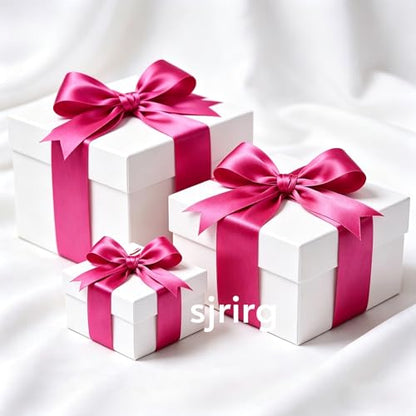 1 Inch Magenta Satin Ribbon 50 Yards Single Face Polyester - color: Magenta, size: 1 inch