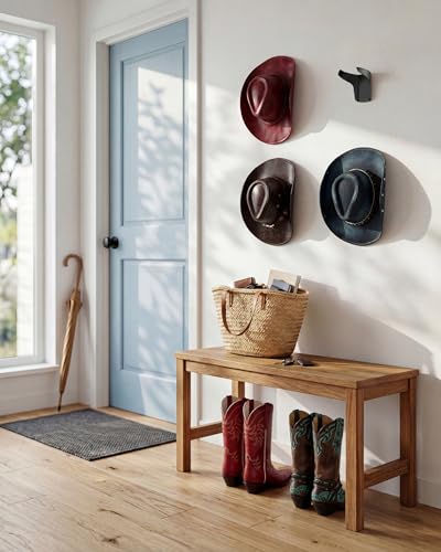Ozueccr Cowboy Hat Rack for Wall, 4 Pack - size: 4 Pack