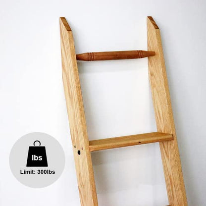 Bundled: Quiet Guide Library Ladder 10FT & KINMADE Rolling Hardware Kit 3.3FT