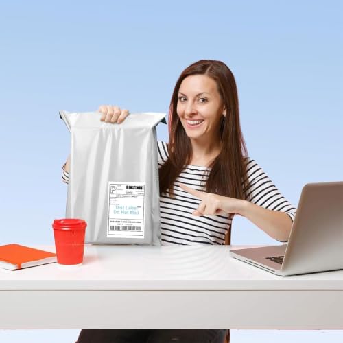 9527 Product Poly Mailers Envelopes Shipping Bags Self Sealing,10"x13", 500 Bags - color: White, size: 10"x13"|500Pcs