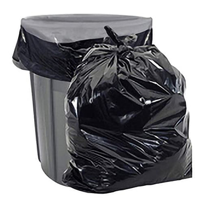 Aluf Plastics 45 Gallon Trash Bags - 1.5 MIL (eq) Black Heavy Duty Trash Can Liners - 40" x 47" - Pack of 100 - For Contractor, Industrial, Commercial, & Outdoor - style: 45 Gal, 1.5 Mil Equiv, 100 Count