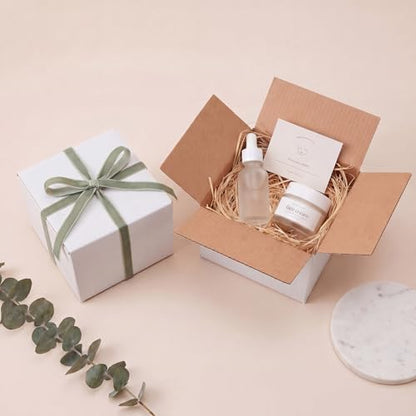 CRUGLA 50 Pack 4x4x4 Shipping Boxes, Small White Mailing Boxes - size: 4x4x4 Inch 50 Pack