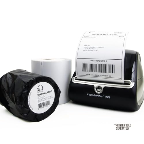 Buhbo Compatible DYMO LabelWriter 4XL Shipping Label 1744907, 4 x 6 inch - size: 8 Rolls