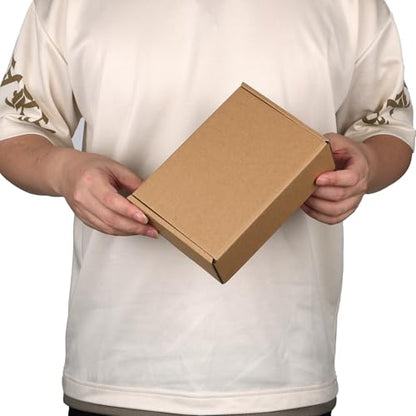 PHAREGE 6 Pack 7x5x2 inch Small Shipping Boxes, Brown Mailing Boxes - color: Brown, size: 7x5x2 inch 6 Pack
