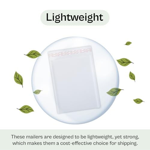 White Kraft Bubble Mailer, 7.25 x 12 Inch, 100 Pack, Padded Shipping Envelope Mailers, Self Seal and Peel Strip - color: White, size: 7.25 x 12 Inch