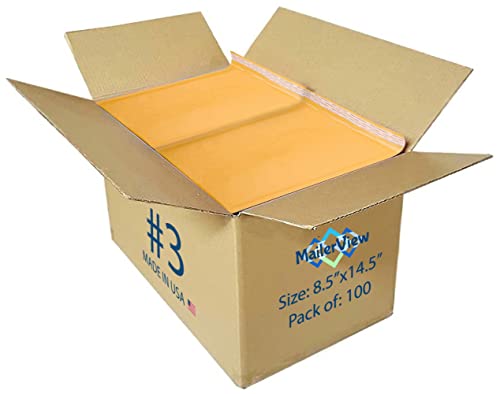 Kraft Bubble Mailers 8.5x14.5, Self Seal Padded Envelopes #3, 100 Pack - size: 8.5"x14.5" / 100 Pack
