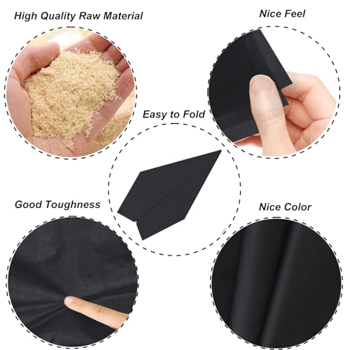 Jkopsnr 100 Sheets White Tissue Paper 20x14 Inches - color: Black, size: 14x20
