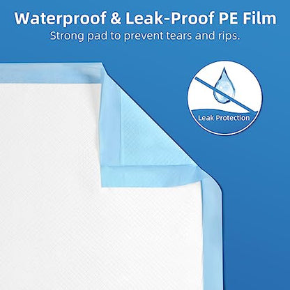 SOFYFINE 50 Count Extra Large Chucks 36"x36" Thicken Elderly Adults Incontinence Bed Pads Disposable, Heavy Duty Absorbency Underpads Waterproof, XXL Extra Large Puppy Pee Training Pad - size: 36"x36" (50 Count)