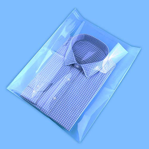 iMailer - 200 Count - 10" x 13" Clear Cellophane Bags Self Seal- Cello Large Resealable Plastic Poly Bags for Prints, Photos, Documents, Clothing, T-Shirt - size: 10x13 Inch (Pack of 200)