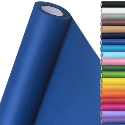 SMART&CASUAL 15" x 450" (37.5') Kraft Paper Roll for Art Craft Supplies Gift Wrapping Moving Packing Painting Drawing Paint Easel Poster Chart Paper (Blue, 15" W x 450" L (37.5')) - color: Blue, size: 15"W x 450"L ( 37.5' )