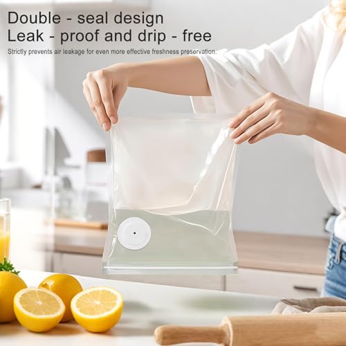 MEGAWISE Reusable Vacuum Zipper Bags, 8.5 x 8.5 in, 20 Pack, BPA-Free - size: 8.5*8.5in bags 20pcs