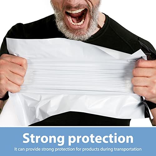 Metronic Poly Mailers 12x15.5 300 Pcs Medium Shipping Bags for Clothes Bulk - color: White, size: 12x15.5 300PC