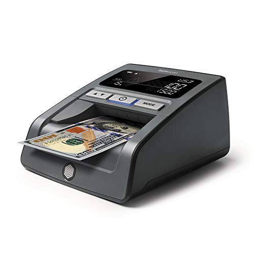 Safescan 185-S Multi-Direction Portable Counterfeit Bill Detector, 7-Point Counterfeit Detection, Suits 8 Currencies, Detects Superdollars, Fast Verification Speed with Visual and Sound Alarm