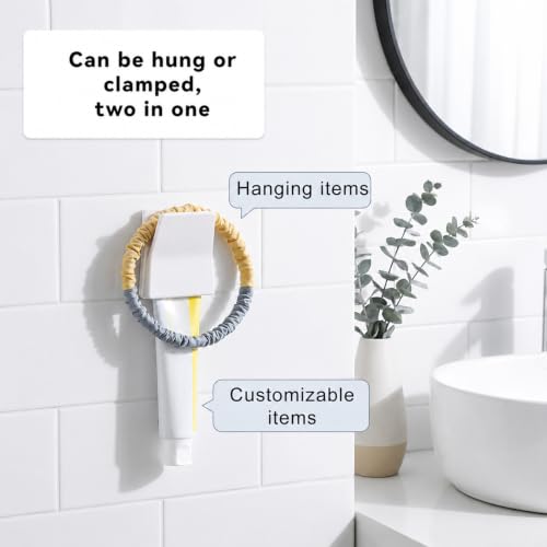 6Pcs Large Self Adhesive Clips, No Drilling Wall Tapestry Clips for Hanging