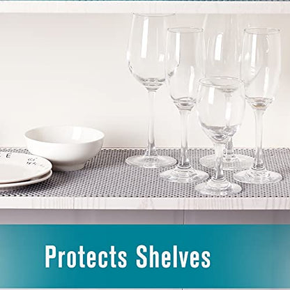 Drawer Shelf and Cabinet Liner, Thick Strong Grip, Non-Adhesive Liners Protect Kitchen Cabinets and Cupboard, Bathroom Drawers, Easy Install, Breathable Mat, 20 Inches x 20 Feet, Black - color: Black, size: 20"W x 240"L