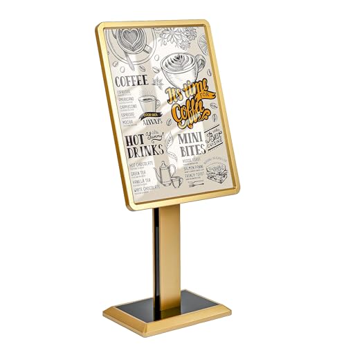 lesolar Adjustable Floor Standing Sign Holder Display, 21" x 29"Menu Stand