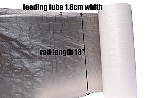 LDS Air Cushion Wrap Roll Quilt Bubble Air Pillow Sheet Film Air Cushion Wrap - Length 984ft (Air Bubble Film - Inflatable Bubbles - 15.7"x12.5")