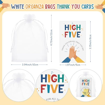 Yinkin Employee Appreciation Gifts Bulk High Five Hand Lapel Pin