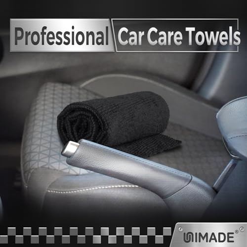 UNIMADE Microfiber Cleaning Cloth, 100 Pack Microfiber Towels for Cars - color: Grey, size: 100pk
