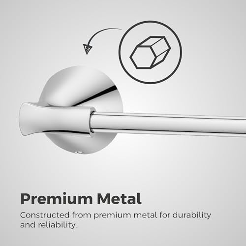 Pfister Willa Toilet Paper Holder, Bathroom Tissue Roll Holder, Wall-Mounted, Screw-In, Polished Chrome Finish, BPHWLL0C - color: Polished Chrome, size: 1 Pack