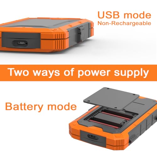 Pocket Scale, Dual Powered, Precision Gram Scale with Zipper Case - color: Orange