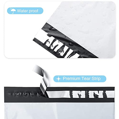 Fuxury Large Poly Mailers 24x24" 600Pcs,Shipping Bags for Clothes,White - color: White, size: 24x24" 600pcs