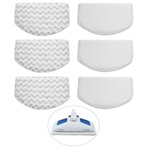 6 Pack Steam Mop Replacement Pads Washable for Bissell Powerfresh - size: 6 Pack