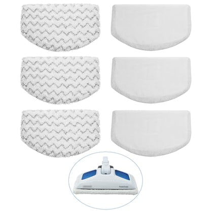 6 Pack Steam Mop Replacement Pads Washable for Bissell Powerfresh - size: 6 Pack