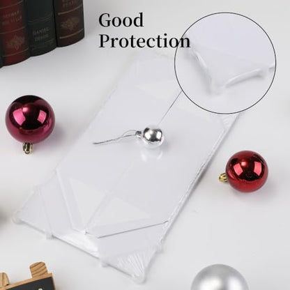 Silver Large Gift Box with Lid Magnetic Gift Box Large 13x11x5.3 In 6 Pack - color: 13X11X5.3Inch-Crinkle Paper Silver-Pack of 6