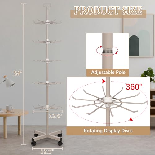 5 Tier Retail Display Stand Store Display Rack, Grey - color: Grey