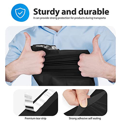 Fuxury 90000Pcs 12x15.5" Poly Mailers Pallet,Black Shipping Bags for Clothes - color: Black, size: 12x15.5" 90000pcs