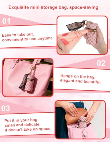 Sanitary Napkin Disposal Bags with Dispenser, Feminine Hygiene Disposal Bags, 225 Pcs 13"x9" Thick Heavy-Duty for Tampon & Napkin Privacy, Portable Refill Bags for Women Travel Home & Party
