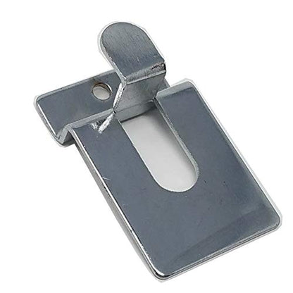 Slatwall Open End Basket Holding Notch Hook, Chrome, 10 Pack - size: 10 Pack