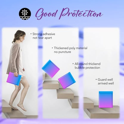 Fuxury Bubble Mailers 8.5x12" 240 Pack Padded Envelopes Usable Size 8.5x11" - color: BluePurple, size: 8.5x12" 240PC