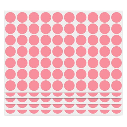 PARLAIM 3/4 Inch Coding Circle Sticker Labels,Pack of 1050 Round Color Code Dot Labels Stickers for Home Office Marking,Organizing(Pink) - color: Pink