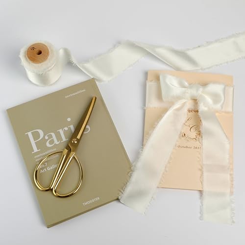 Silk Satin Ribbon 1-1/2 Inch x 30 Yards Ivory - color: Ivory