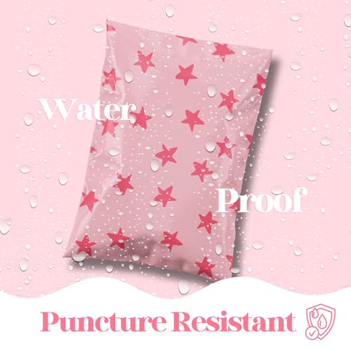 Pretty Package Store Poly Mailer 6x9, Pink Seeing Stars, 100 Pack - color: Seeing Stars, size: 6x9