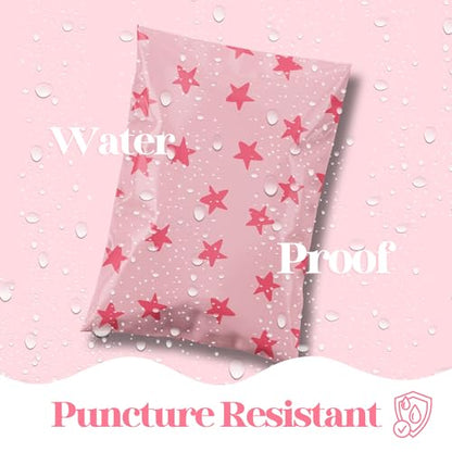 Pretty Package Store Poly Mailer 6x9, Pink Seeing Stars, 100 Pack - color: Seeing Stars, size: 6x9