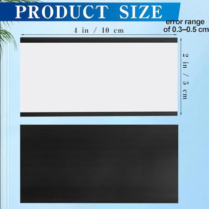 30 Pcs Magnetic Label Holders 4 X 2 in - color: 30pcs