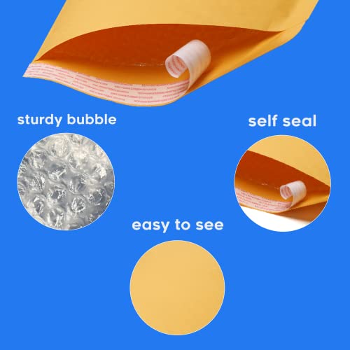 The Boxery 14.5”x20” Kraft Bubble Mailers | 50 Padded Envelopes Included - Self Sealing Shipping Bags #7 - size: 14.5x20'' (50 PACK)