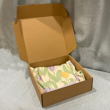 10x10x3 inch Shipping Boxes 20 Pack, Brown Corrugated Cardboard Mailer Box - size: 10" x 10" x 3"