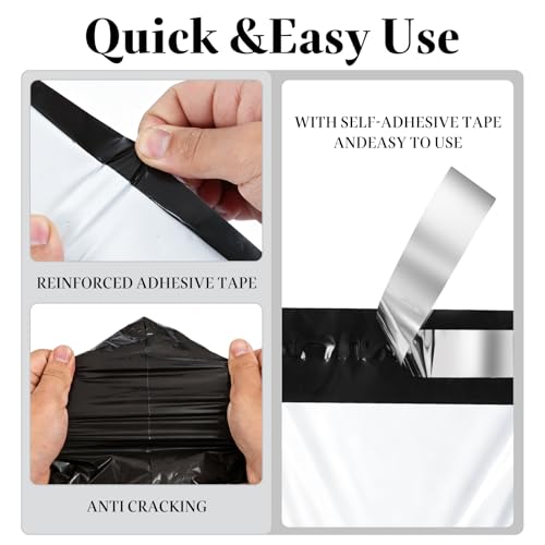 100Pcs Poly Mailers 6x9Inch Adhesive Sealing Envelopes,Mailing Envelopes for Clothing,Mailing Bags for clothing, books and accessories, Waterproof - size: 6*9
