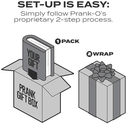Prank-O Prank Gift Box – Puzzle Buddy | Hilarious Gag Gift Box, Birthdays, White Elephant, Secret Santa & More | Empty Joke Box for Wrapping Real Presents, Comedy - color: Puzzle Buddy